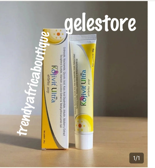 Kojivit ultra  gel. Kojic & glycolic, vitamin E. Price is for one
