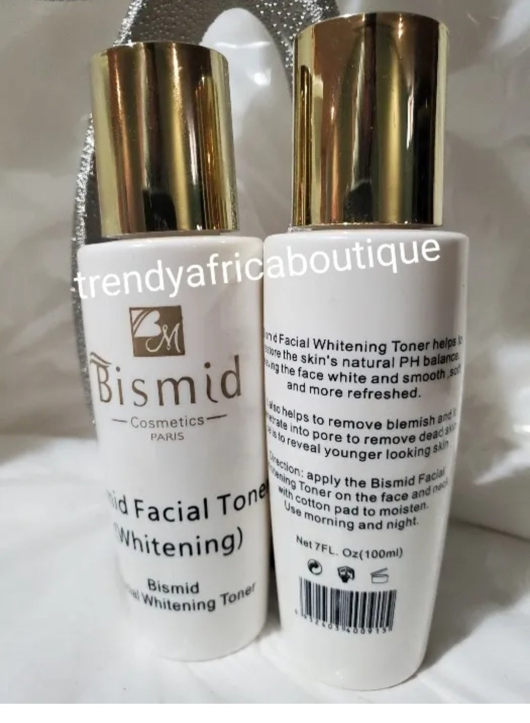 Bismid costmetics whitening face toner. Balance skin natural Ph. 100% satisfaction results. 100ml x 1 bottle