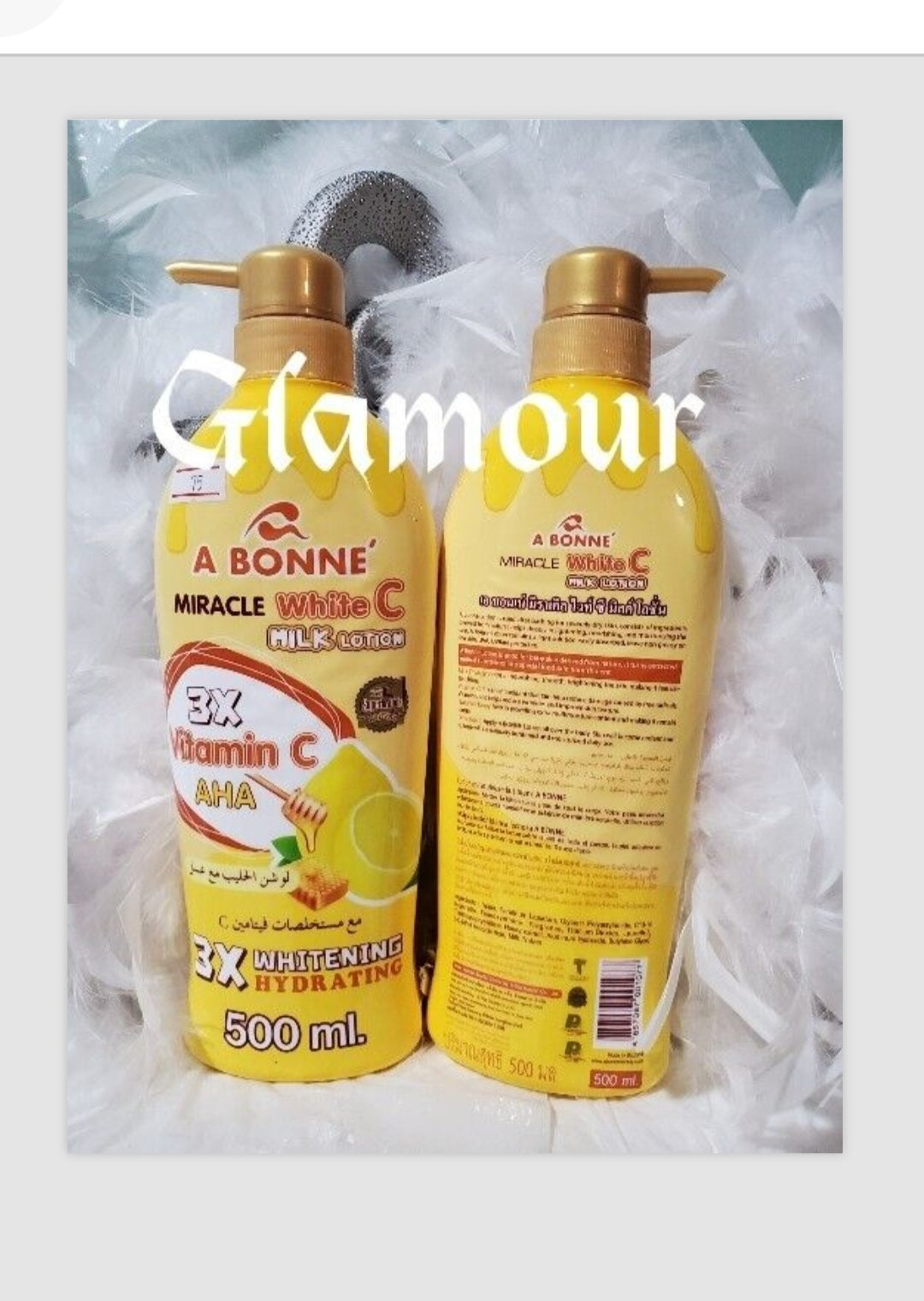 Another Banga!!! A Bonne miracle white 3x vitamin C & AHA brightening & hydrating body lotion 500ml x 1