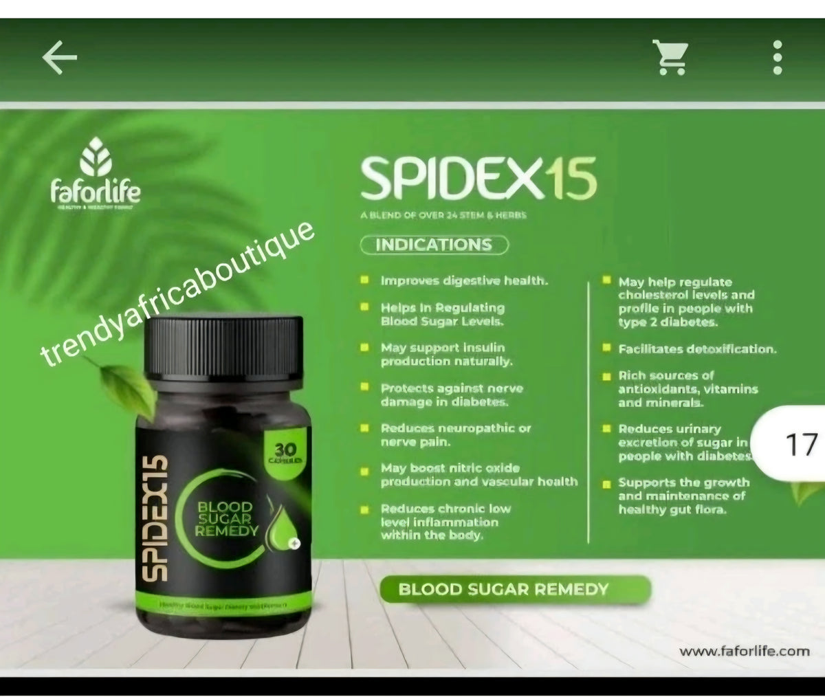 2pcs. Set: FAFORON  herbal STEM CELL Dietary supplements.  Boost, strengthen the immune system. 540mlx1 combo with Spidex 15