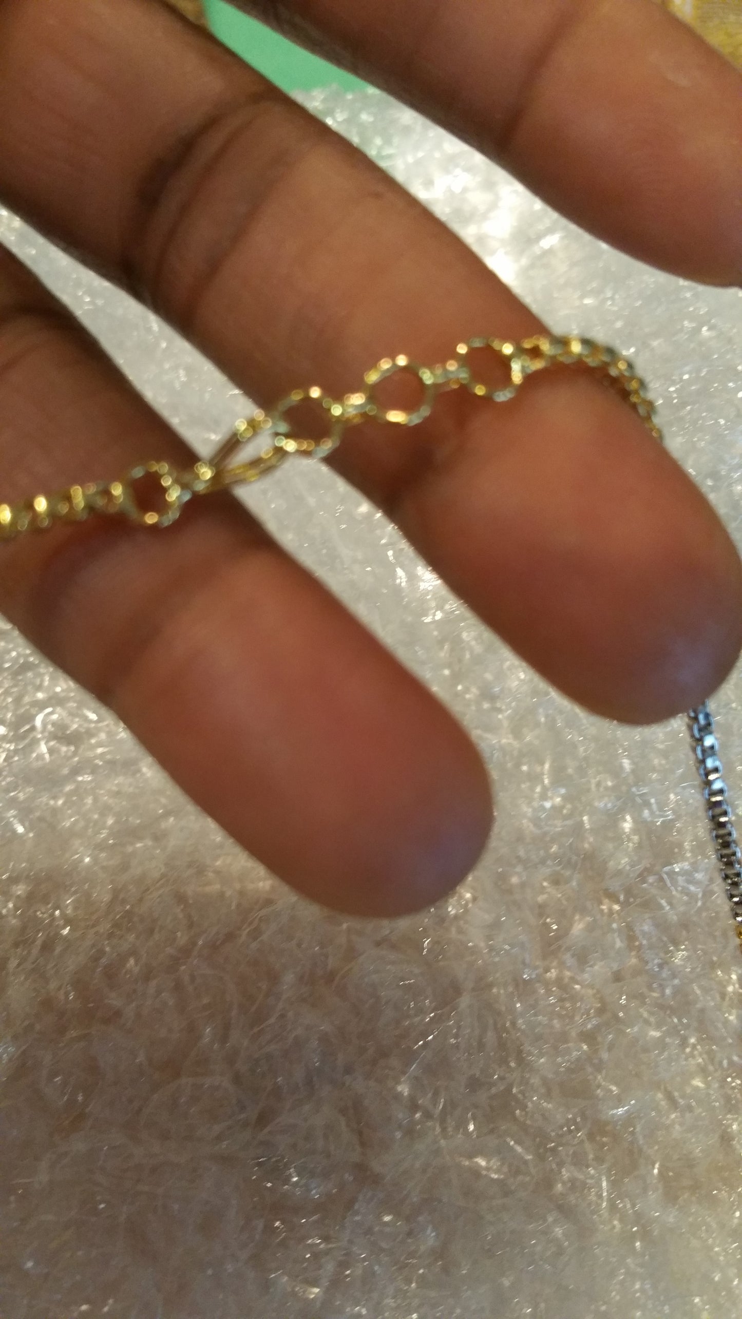 22k electroplating necklace set. Beautiful quality unique design