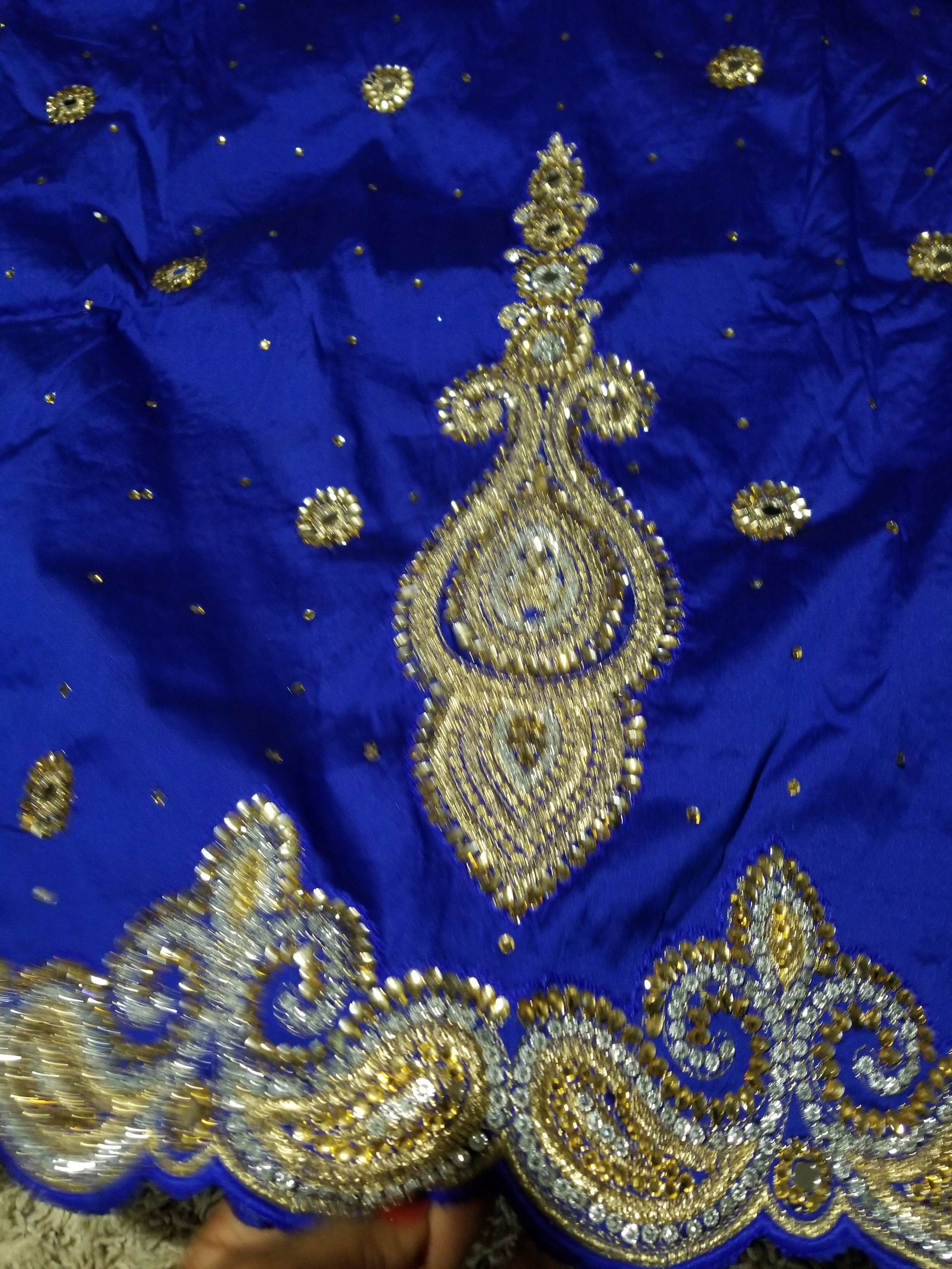 SALE,SALE- New arrival Nigerian Traditional wedding George wrapper. Em ...