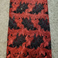 Quality Red/black Swiss lace fabric for African party. Embellished with Dazzling red &silver crystals. Sold 5yds