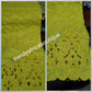 Special Sale: Quality Embroidery Silk George wrapper sweet Yellow  Color. Full 5yard and 1.8yds matching blouse fancy Indian-George for making Nigerian/African party dresses
