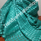 Sizzling Teal green  French lace fabric. Embellished with all over stones. Sold 5 yards length