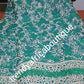 Embroidery french lace fabric with beautiful boarder. Sold per 5yards lenght. African/Nigerian fashion fabric