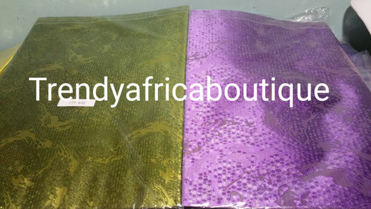 2 in 1 pack Sago gele head tie for Nigerian head wrap. Beautiful design. Only 3 colors left in stock