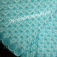 Clearance Embroidery Swiss dry lace fabric. Beautiful African lace in Blue, soft,great quality. Sold per 5yds.