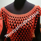 Edo/Igbo Nigerian traditional Bridal Coral bead shawl/blouse  for traditional wedding. Bridal accessories for ceremoney. Coral-necklace Shawl.