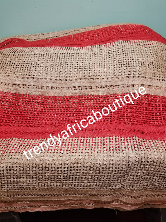 BEAUTIFUL Cord-lace fabric. Swiss lace for making African/Nigerian Dress. Sold per 5yds. Price is for 5yds