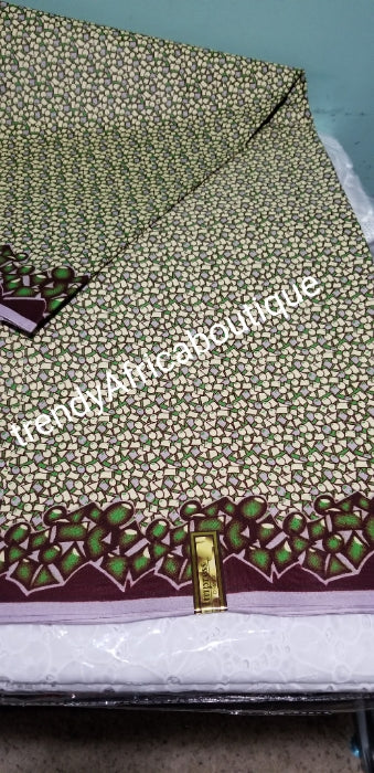 New arrival quality Java Hollandaise Africa wax print fabric. Sold per 6yds. Price is for 6yds. Superior quality/design