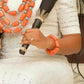 Back in Stock Nigerian Traditional Bridal Accessories, Coral bead Bracelet. Original quality. Made with real bamboo coral beads. Use by men and women. Coral color. Coral-necklace also available. One size fit most wrist