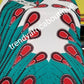 New arrival Classic design Ankara Wax print fabric. White/green. African Quality wax print sold in 6yds