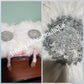 Latest Pure White/silver accessories Feather hand fan. Made with Silver tassel and handle. medium-large size Bridal-accessories, traditional wedding accessories.