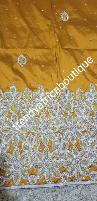 New arrival Gold George wrapper for special occasion. Nigerian traditi ...