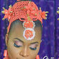 Back in stock: Bridal-accessories for Nigerian Traditional wedding ceremony. coral Head piece for Bride with chain extender at the back for easy adjustments, require personal assembling.  Edo/Bini Traditionall wedding