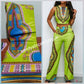 Africa! Dashiki ankara brocade wax print fabric. 100% cotton. Sold in 6 yards, price is for 6yards. Beautiful Green