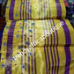 Original Quality Yellow/purple Aso-oke Gele. Beaded/stones border in latest design. Sold as gele only. Ngerian woven aso-oke for making gele, easy to tie