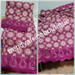 Exclusive swiss lace fabric in magenta color.  Nigerian traditional celebrant Swiss lace embroidered with quality, soft beautiful design. Sold per 5yds