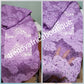 Luxurious Lilac french lace fabric. Exclusive design. Soft texture with unique design. Beaded and stones. Sold per 5yds, price is for 5yds
