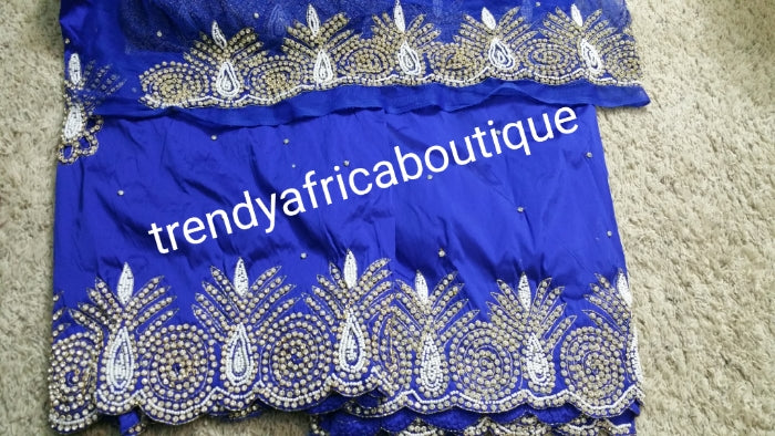 Sale sale; Nigerian Traditional George wrapper. Hand Beaded/stones des ...