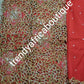 Red VIP/Celebrant Supper quality Silk George Wrapper for High society Ceremony. Niger/Igbo/Delta women George wrapper comes in 5yds wrapper + 1.8 yrds matching blouse. Nigerian Traditional  outfit. Hand stoned with Gold and silver dazzling crystal stones
