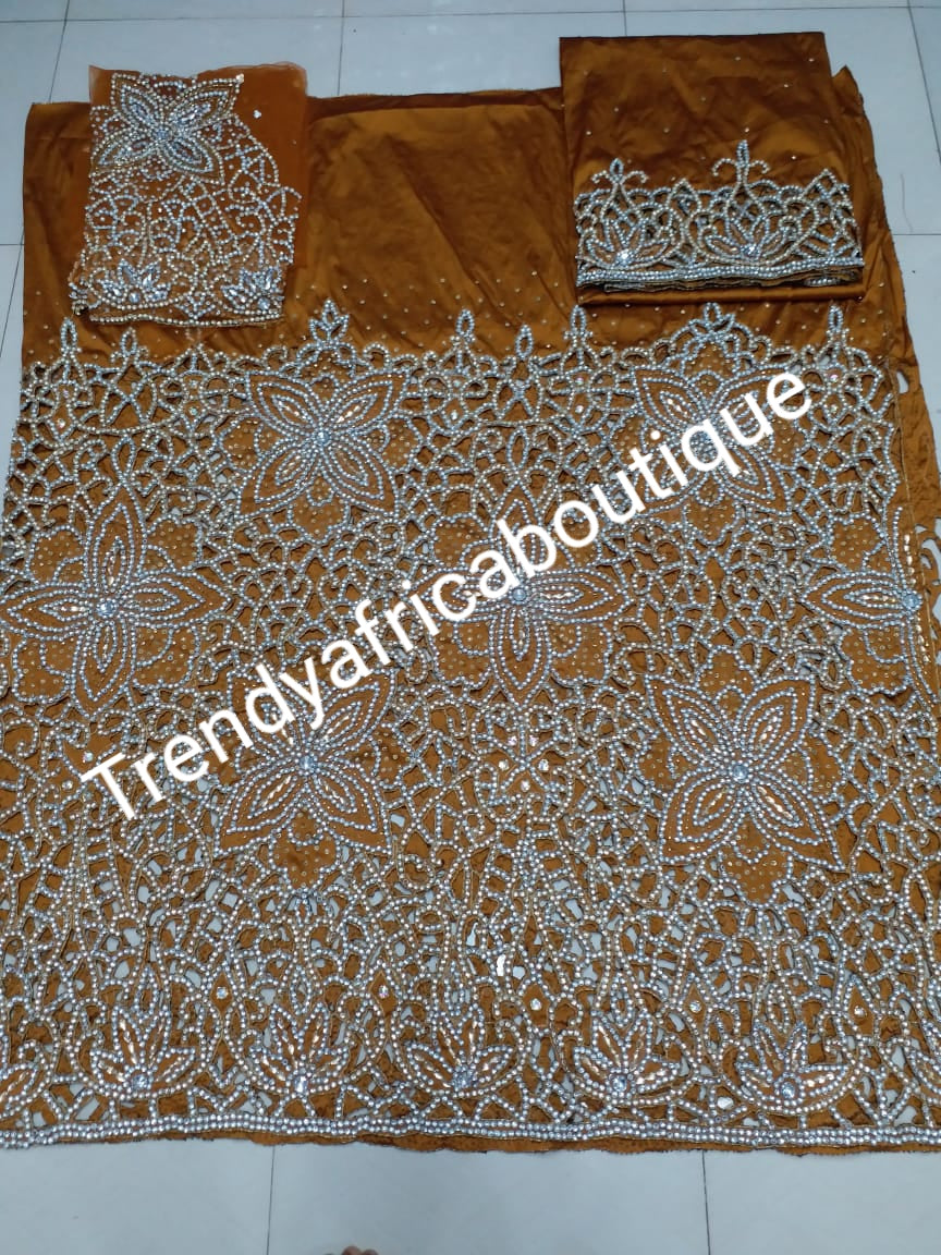 GOLD VIP/Celebrant Supper quality Silk George Wrapper for High society ...