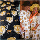 Sale; Original quality Black/Gold/white tiger head/ Isi-agu wrapper, Igbo traditional wrapper use by men or women. Sold per yard, price is for one yard. Nigerian/igbo ceremonia fabric. Soft texture, authentic isi-agu fabric. Igbo Tiger head fabric.