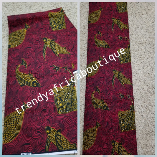 Veritable African wax print fabric. 100% cotton, Sold per 6yds. Price is for 6yds soft texture, excellent quality for making African dresses. Hollandaise wax print