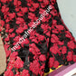 Clearance: soft texture Cord-lace fabric Black/red swiss cord lace fabric. Latest guipure-lace embellished with dazzling crystal stones all over. Sold per 5yds, price is for 5yds. Nigerian party fabric. Original quality