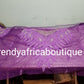 Purple Heavily-beaded net for making blouses. Popularly use by Igbo/Delta/edo women for making modern blouse for big Occasions. Comes in 1.8yds lenght already design for your beautiful blouse