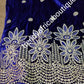 Clearance item. Royal blue embriodery VELVET wrapper  embellished with gold sequine. Classic for making Nigerian traditional 1st outfit for Bride. Sold per 2.5yds/price is for 2.5yds. Edo/igbo Bride outfit