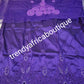 New arrival quality Purple embriodery/crystal stones silk George with matching net for blouse combination. Top Quality Indian-George for making Nigerian/African party dress. 5yds +1.8yds blouse. aso-ebi order available,