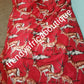 Original quality Red Isi-agu Igbo traditional wrapper use by men or women. Sold per yard, price is for one yard. Nigerian/igbo ceremonia fabric. Soft texture, authentic isi-agu fabric for Igbo title ceremony. Dear design fabric