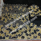 Ready to ship: exclusive VIP hand beaded and sequence embellishments Taffeta George wrapper. Nigerian traditional Celebrant outfit. Niger/Delta/Igbo women wrapper. Unique  high society party outfit. Sold as set of 2 wrapper +1.8yds blouse