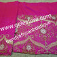 Ready to ship: sale fuschia pink VIP hand beaded and shinning stoned Nigerian traditional Celebrant George wrapper with matching blouse. Niger/Delta/Igbo women Georges. Quality George wrapper for high society party. Sold as set of 2 wrapper +1.8yds blouse