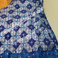 Clearance Give away price: royal blue Swiss Embriodery Lace fabric with clear crystal stones. Great quality and texture. Sold per 5yds. Price is for 5yds. African lace for making party outfit. Unisex color