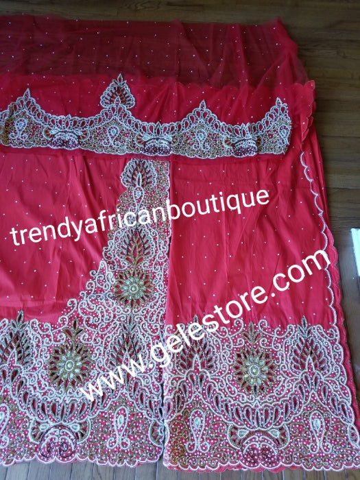 Sale: Exclusive VIP Nigerian Celebrant Silk George wrapper. All over s ...