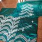 Ready to ship:  Exclusive design Teal Green VIP hand beaded and stoned Nigerian traditional Celebrant taffeta Silk George wrapper with matching net for blouse. Niger/Delta/Igbo women wrappers Sold as set of 2 wrapper +1.8yds blouse. Quality Guaranteed