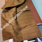 Carton brown Top quality cotton voile  fabric for Nigerian Men native outfit. Soft quality fabric. Can be use for agbada/3pc outfit for men. Sold per 5yds. Price is for 5yds