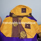 Gold/chocolate Agbada men-Cap for Nigerian men Native wear. Made with Aso-oke with embroidery border. Size 24" head circumference