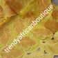 Special Sale: Original Swiss Embriodery Lace fabric embellished with organza leaf petals. classic Bold Border.  Great quality and texture for that special occasion. Sold per 5yds. Price is for 5yds