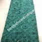 New arrival soft quality emerald green french lace fabric with all over sequence. Great quality. Sold per 5yds.price is for 5yds. Aso-ebi price available. Contact us for details