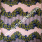 New arrival Beautiful African cotton  Wax print fabric. Peach /grape cluster design. High quality Ankara print. Sold per 6yds.