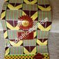 New arrival quality yellow kente design African cotton  Wax print fabric. High quality Ankara print. Sold per 6yds. Excellent quality and background brocade design