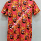 New arrival Isi-agu Igbo traditional/ceremonial shirt for men. Red/gold isi-agu shirt size XL Chest 46"