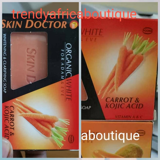 Skin doctor organic white face and body soap with papaya and kojic acid x 1 sale