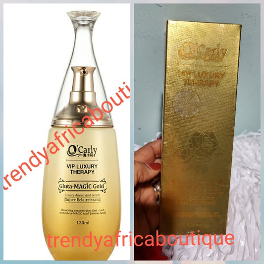 VIP LUXURY amino acid therapy serum/oil. gluta magic gold concentrad, strong Eclaircissant. Powerful anti stains and discolorations. You can mix into your body lotion