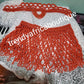 New arrival latest Nigerian Bridal wedding accessories for Traditional wedding. Bridal beaded Shawl, beaded head piece + a pair of gloves. Sold as a set or can be purchase separately.