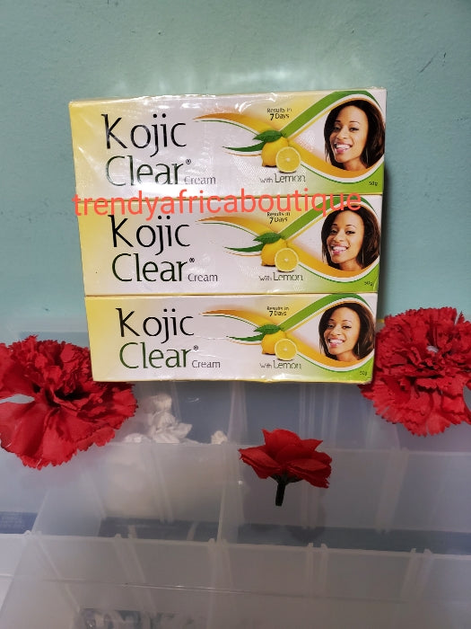 WHOLSALE PRICE x 12 tube cream: Kojic clear tube cream 50g with Lemon extracts. Mix into your face cream or body lotion. Can be use directly on face